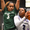 UCA's Radrea Wright drives inside against Jacksonville State
