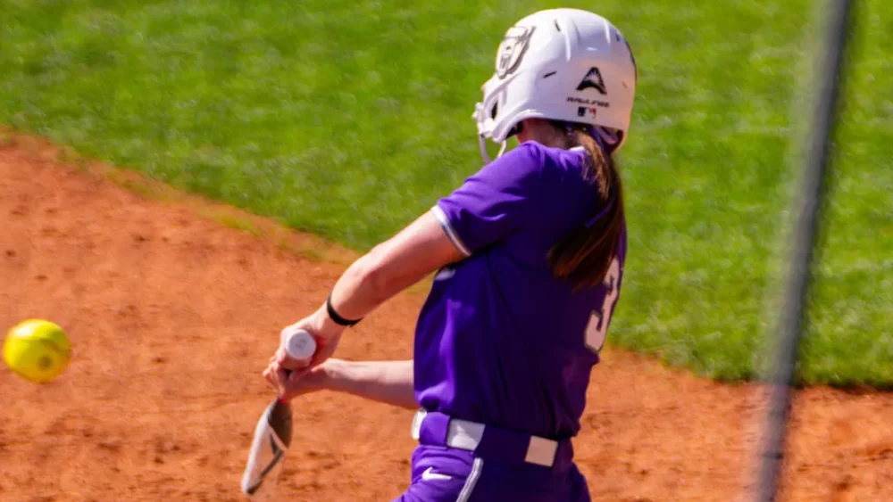 UCA's Autumn Vessier connects on a pitch
