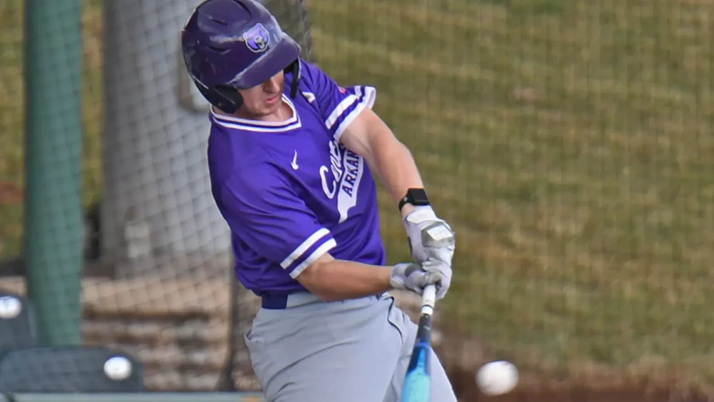 UCA batter connects on a pitch against Northwestern State